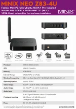 MINIX NEO Z83-4U Ubuntu - Spec Sheet.webp
