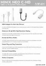 MINIX NEO C-HD (USB-C to 4K HDMI Adapter) - Info Sheet.webp